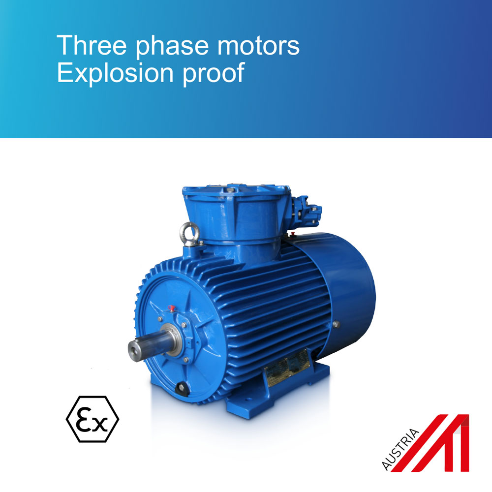 Three phase motors Explosion proof